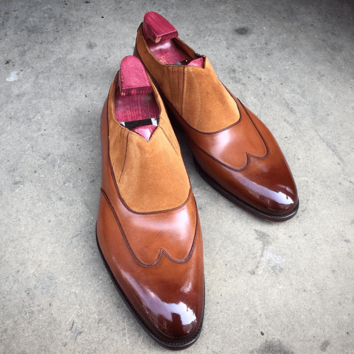 Mens chestnut dress shoes