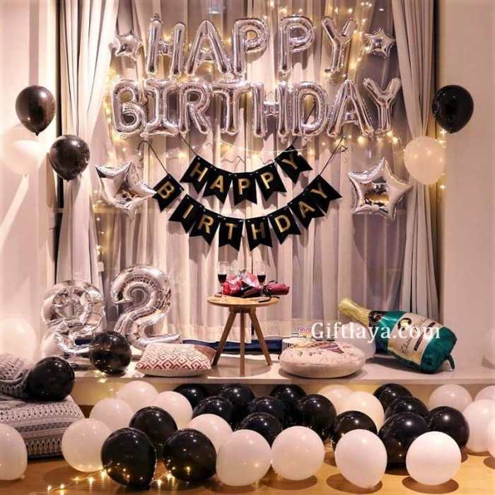 How to make a birthday decoration at home