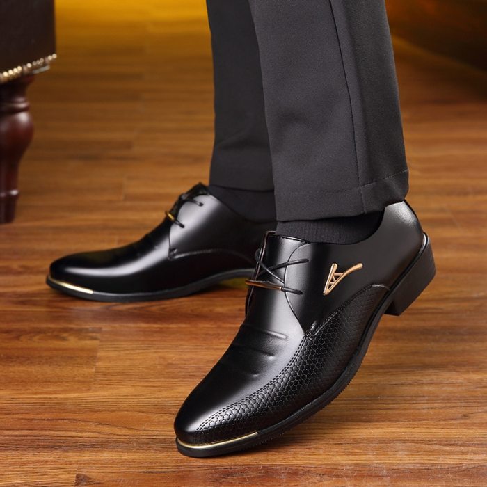 Mens dress shoes wood heel