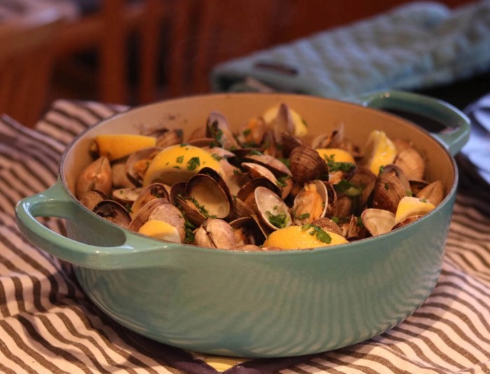 Clams steamed cooking littleneck live clam recipe plate kitchen who