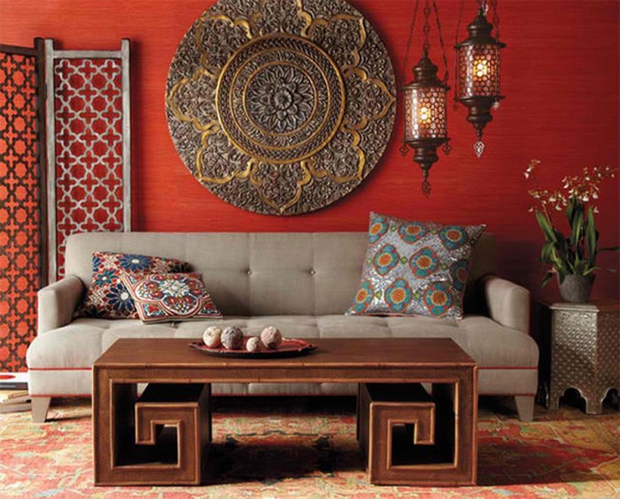 How to decorate your living room moroccan style