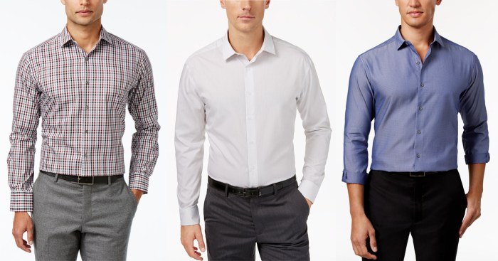 Macy's men's white dress shirts