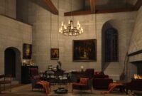 How to decorate like the gryffindor common room