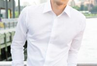 Macy's men's white dress shirts