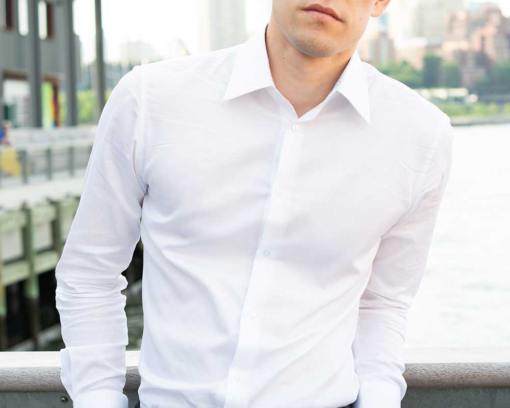 Macy's men's white dress shirts