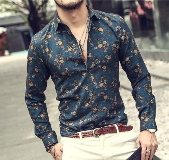 Mens trendy dress shirts