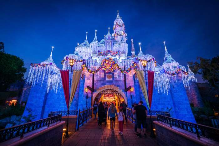 When does disneyland start decorating for christmas 2019