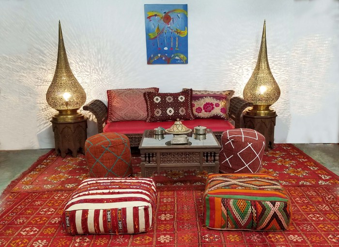 Moroccan orange oriental morrocan marocain orientale deavita hallway